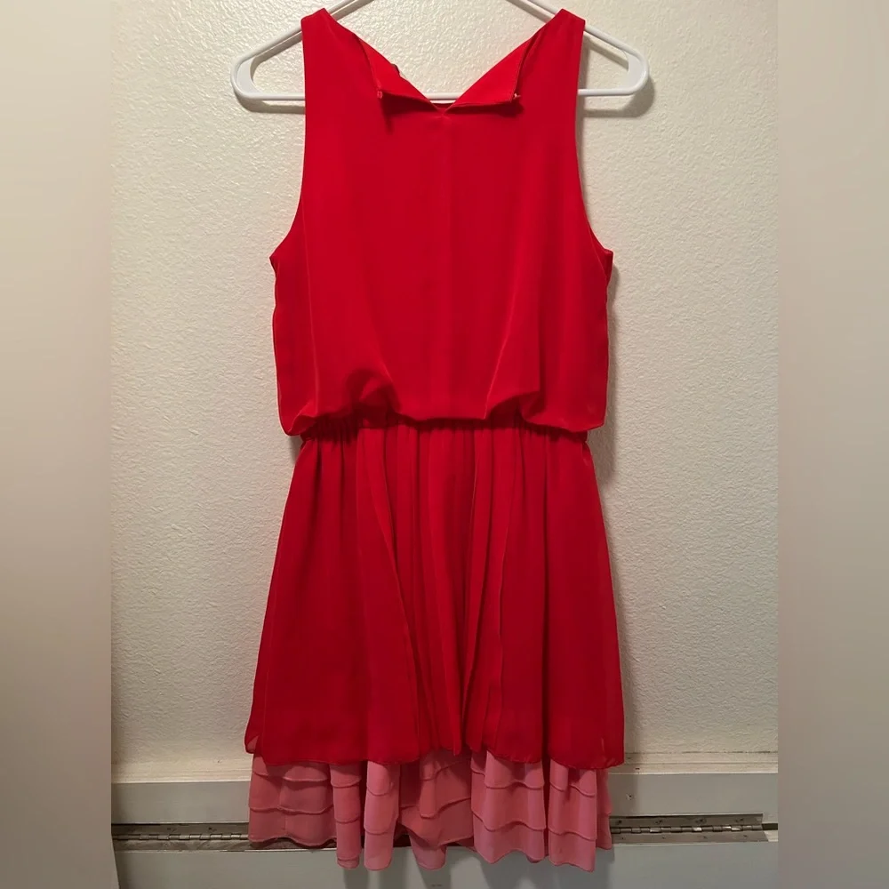 Pink Ruffled Jessica Simpson Dress - Picture 3 of 5